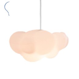 Luminária Pendente Nuvem Fluffy Quarto Infantil Decor Bebê - 2