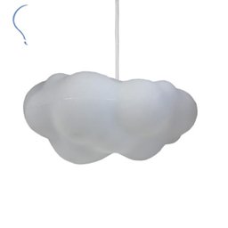 Luminária Pendente Nuvem Fluffy Quarto Infantil Decor Bebê - 1