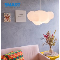 Luminária Pendente Nuvem Fluffy Quarto Infantil Decor Bebê - 5