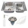 Kit Cuba Dupla Pia Aço Inox Gourmet Cozinha E Acessórios - 1