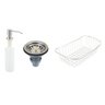 Kit Cuba Dupla Pia Aço Inox Gourmet Cozinha E Acessórios - 3