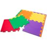 Kit com 12 Tapetes / Tatame em Eva 50 X 50 X 1 Cm - Cores Sortidas - 1