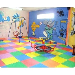 Kit com 12 Tapetes / Tatame em Eva 50 X 50 X 1 Cm - Cores Sortidas - 4