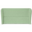 Ver imagem 3 de Cabeceira Cama Box Queen Estofada Ravena 160cm Boucle Verde com Sapatas Plásticas Linha Premium