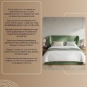 Ver imagem 5 de Cabeceira Cama Box Queen Estofada Ravena 160cm Boucle Verde com Sapatas Plásticas Linha Premium