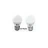 Lâmpada Bolinha Led 4w E27 Bivolt 3000k Br. Quente - 02 Unidades - 1