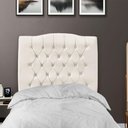 Ver imagem 3 de Cabeceira de Cama Box Solteiro 90 Cm Dunas - Veludo Bege Claro.