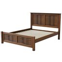 Ver imagem 3 de Cama Casal Queen Aton S05 Tramado Madeira Maciça Ipê Lyam Decor 158cm