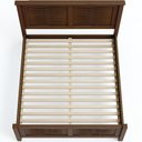 Ver imagem 5 de Cama Casal Queen Aton S05 Tramado Madeira Maciça Ipê Lyam Decor 158cm