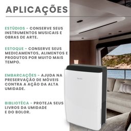 Desumidificador de Ar Antimofo | Desidrat Max 500 - 220V - 8