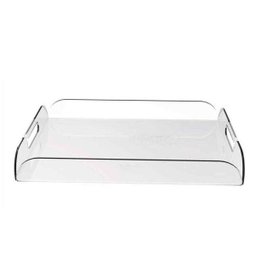 Bandeja Acrilico 40x30cm Organizadora Decorativa Café Sala - 1