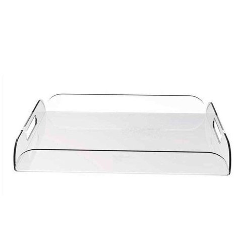 Bandeja Acrilico 40x30cm Organizadora Decorativa Café Sala