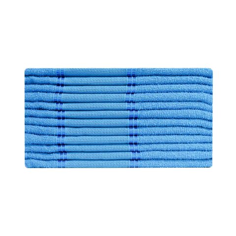 Kit 12 Toalhas Lavabo Rekint Perfeito Estilo Azul Royal