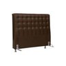 CABECEIRA DE CAMA BOX 140cm ANA CASAL MATERIAL SINTÉTICO MARROM TOPÁZIO - 1