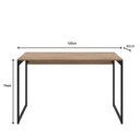 Ver imagem 7 de Mesa de Jantar Industrial 4 Lugares 120x60 Econômica L/p + 4 Cadeiras Gruvyer Preto Fosco Design Mod