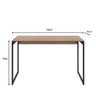 Mesa de Jantar Industrial 4 Lugares 120x60 Econômica L/p + 4 Cadeiras Gruvyer Preto Fosco Design Mod - 7