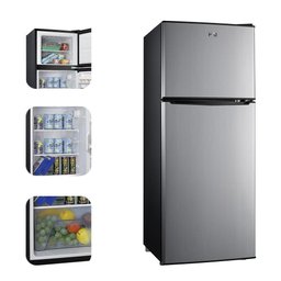 Geladeira Refrigerador Hq Defrost 310 Litros Preto/inox Hq-310rdf 220v - 2