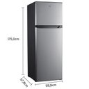 Ver imagem 4 de Geladeira Refrigerador Hq Defrost 310 Litros Preto/inox Hq-310rdf 220v