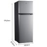 Geladeira Refrigerador Hq Defrost 310 Litros Preto/inox Hq-310rdf 220v - 4
