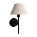 Ver imagem 5 de Kit 2 Arandelas de Parede Clássica com Interruptor e Cúpula Preta Ref 16 Decoração Casa Sala Quarto