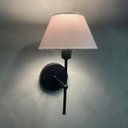 Ver imagem 4 de Kit 2 Arandelas de Parede Clássica com Interruptor e Cúpula Preta Ref 16 Decoração Casa Sala Quarto