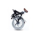 Ver imagem 4 de Bicicleta Dobrável Fenix Black com Farol e Campainha Kit Marcha Shimano 6 Velocidades Echo Vintage