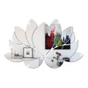 Ver imagem 1 de Espelho Decorativo Flor de Lotus Quarto Sala 63 x 40 cm