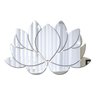 Espelho Decorativo Flor de Lotus Quarto Sala 63 x 40 cm - 5