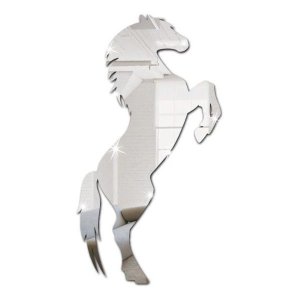 Espelho Decorativo Cavalo em Acrílico Sala Quarto M