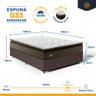 Cama Box com Colchão Nivus Espuma D33 com Pillow Top Casal 138cm - 2