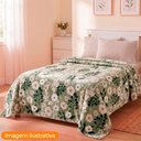 Ver imagem 2 de Cobertor de Casal Manta Microfibra Antialérgico 1,8x2,2m Jardim - Camesa