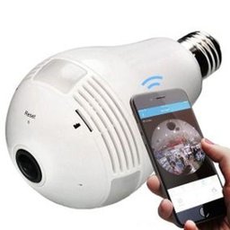 Lâmpada Led com Câmera WiFi Panorâmica 360º - 1