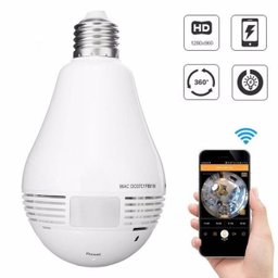 Lâmpada Led com Câmera WiFi Panorâmica 360º - 4