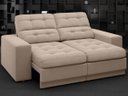 Ver imagem 1 de Sofá Jobim 1,70m Assento Retrátil e Reclinável Velosuede - NETSOFAS