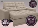 Ver imagem 3 de Sofá Jobim 1,70m Assento Retrátil e Reclinável Velosuede - NETSOFAS