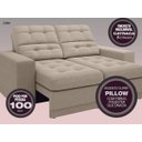 Ver imagem 3 de Sofá Jobim 1,70m Assento Retrátil e Reclinável Velosuede - NETSOFAS
