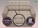 Ver imagem 5 de Sofá Jobim 1,70m Assento Retrátil e Reclinável Velosuede - NETSOFAS