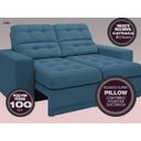 Ver imagem 3 de Sofá Jobim 1,70m Assento Retrátil e Reclinável Velosuede - NETSOFAS