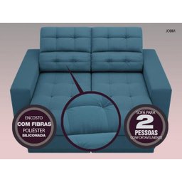 Sofá Jobim 1,70m Assento Retrátil e Reclinável Velosuede - NETSOFAS - 4