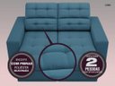 Ver imagem 5 de Sofá Jobim 1,70m Assento Retrátil e Reclinável Velosuede - NETSOFAS
