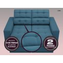 Ver imagem 5 de Sofá Jobim 1,70m Assento Retrátil e Reclinável Velosuede - NETSOFAS