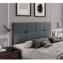 Ver imagem 2 de Cabeceira Suspensa Bruna Cama Box Casal 140cm X 55cm para Parede Grafite