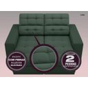 Ver imagem 4 de Sofá Jobim 1,70m Assento Retrátil e Reclinável Velosuede - NETSOFAS