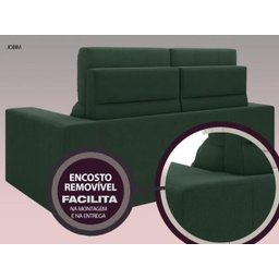 Sofá Jobim 1,70m Assento Retrátil e Reclinável Velosuede - NETSOFAS - 4
