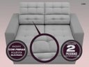 Ver imagem 5 de Sofá Jobim 1,70m Assento Retrátil e Reclinável Velosuede - NETSOFAS