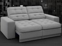Ver imagem 1 de Sofá Jobim 1,70m Assento Retrátil e Reclinável Velosuede - NETSOFAS