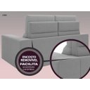 Ver imagem 6 de Sofá Jobim 1,70m Assento Retrátil e Reclinável Velosuede - NETSOFAS