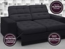 Ver mais imagens de Sofá Jobim 1,70m Assento Retrátil e Reclinável Velosuede - NETSOFAS