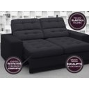 Ver mais imagens de Sofá Jobim 1,70m Assento Retrátil e Reclinável Velosuede - NETSOFAS