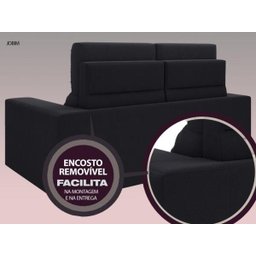 Sofá Jobim 1,70m Assento Retrátil e Reclinável Velosuede - NETSOFAS - 5